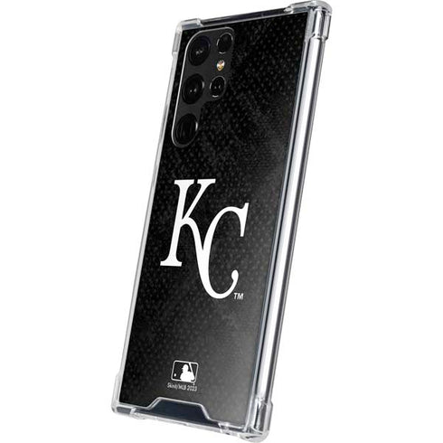 MLB Kansas City Royals Dark Wash Galaxy S22 Ultra Clear Case