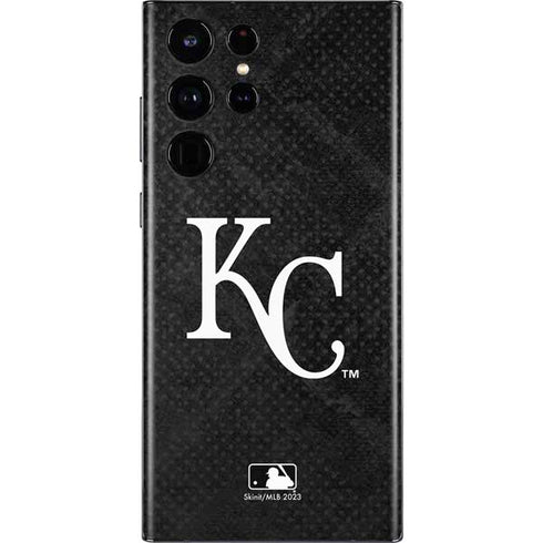 MLB Kansas City Royals Dark Wash Galaxy S22 Ultra Skin