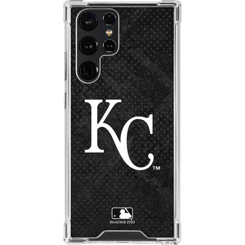 MLB Kansas City Royals Dark Wash Galaxy S24 Ultra Clear Case