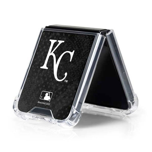 MLB Kansas City Royals Dark Wash Galaxy Z Flip5 5G Clear Case