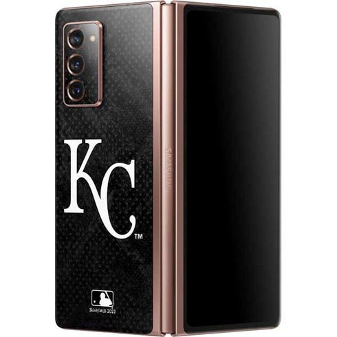 MLB Kansas City Royals Dark Wash Galaxy Z Fold2 5G Skin