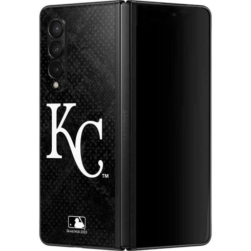 MLB Kansas City Royals Dark Wash Galaxy Z Fold3 5G Skin