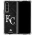 MLB Kansas City Royals Dark Wash Galaxy Z Fold4 5G Clear Case
