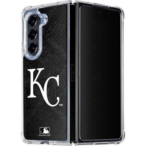 MLB Kansas City Royals Dark Wash Galaxy Z Fold5 5G Clear Case