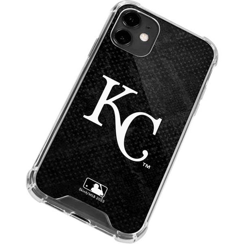 MLB Kansas City Royals Dark Wash iPhone 12 Clear Case