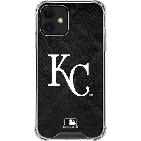 MLB Kansas City Royals Dark Wash iPhone 12 Mini Clear Case