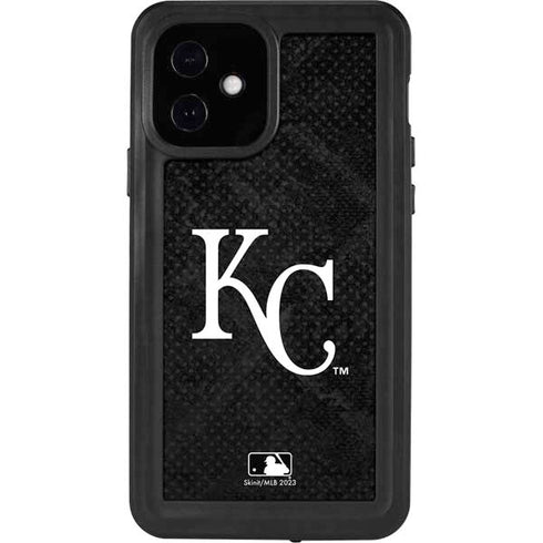 MLB Kansas City Royals Dark Wash iPhone 12 Waterproof Case