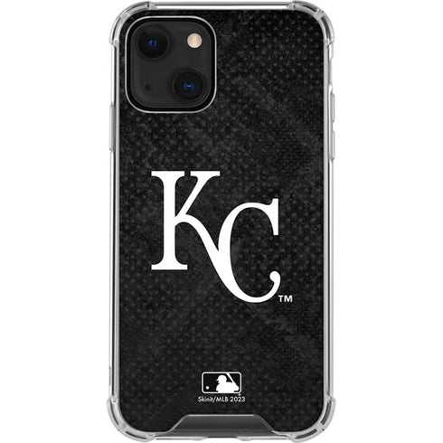 MLB Kansas City Royals Dark Wash iPhone 13 Mini Clear Case
