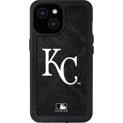 MLB Kansas City Royals Dark Wash iPhone 13 Mini Waterproof Case