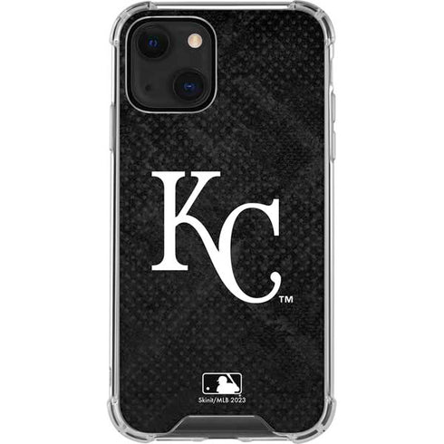 MLB Kansas City Royals Dark Wash iPhone 14 Plus Clear Case