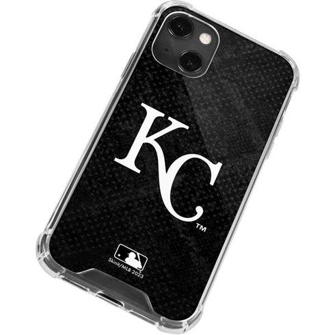 MLB Kansas City Royals Dark Wash iPhone 15 Plus Clear Case