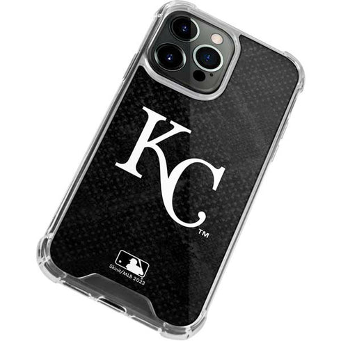 MLB Kansas City Royals Dark Wash iPhone 15 Pro Clear Case