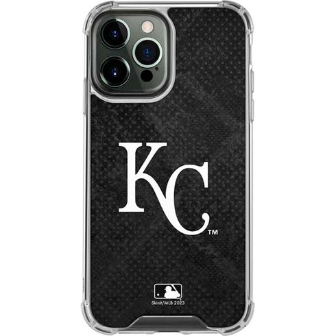 MLB Kansas City Royals Dark Wash iPhone 14 Pro Max Clear Case