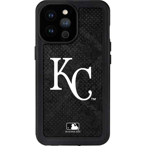MLB Kansas City Royals Dark Wash iPhone 14 Pro Max Waterproof Case