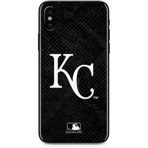MLB Kansas City Royals Dark Wash iPhone XS Skin