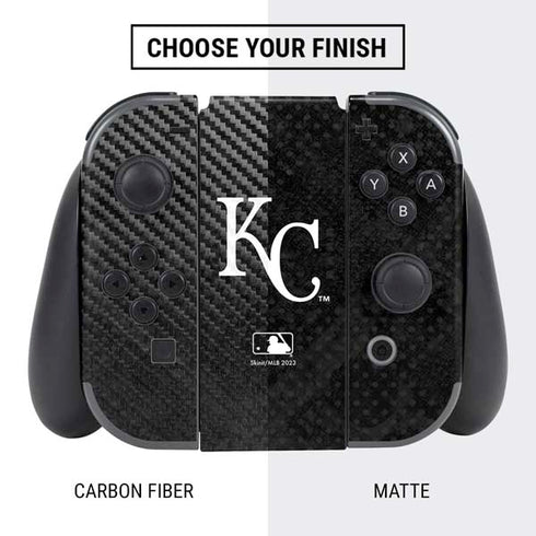 MLB Kansas City Royals Dark Wash Nintendo Switch Bundle Skin