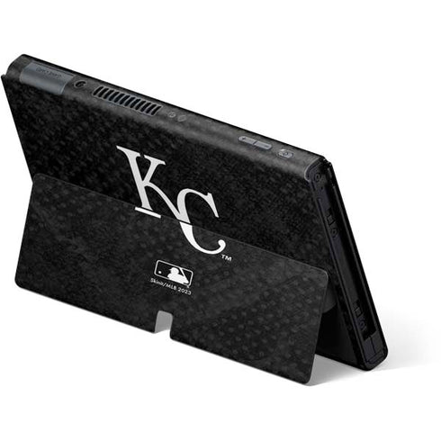 MLB Kansas City Royals Dark Wash Nintendo Switch OLED (2021) Skin