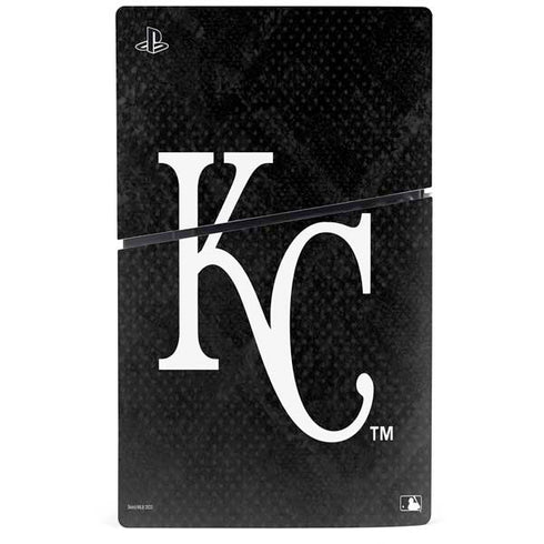 MLB Kansas City Royals Dark Wash PS5 Slim Disk Console Skin