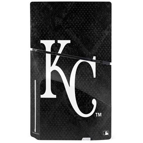 MLB Kansas City Royals Dark Wash PS5 Slim Disk Console Skin