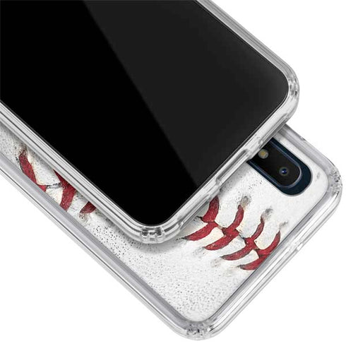 MLB Kansas City Royals Game Ball Galaxy A10e Clear Case