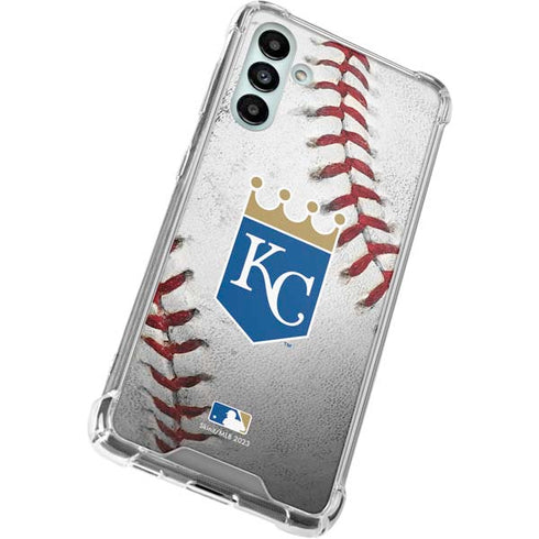MLB Kansas City Royals Game Ball Galaxy A13 5G Clear Case