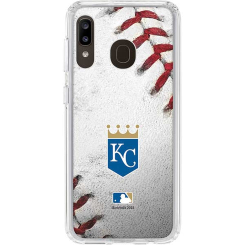 MLB Kansas City Royals Game Ball Galaxy A20 Clear Case