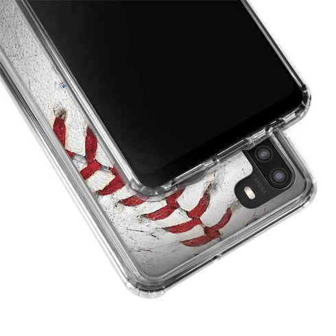 MLB Kansas City Royals Game Ball Galaxy A21 Clear Case