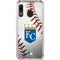 MLB Kansas City Royals Game Ball Galaxy A30 Clear Case
