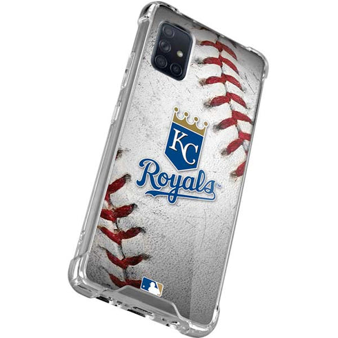 MLB Kansas City Royals Game Ball Galaxy A51 5G Clear Case