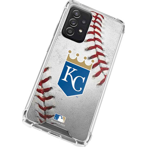 MLB Kansas City Royals Game Ball Galaxy A52 5G Clear Case