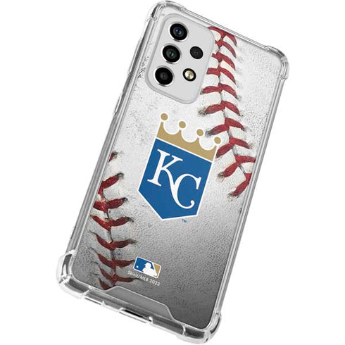 MLB Kansas City Royals Game Ball Galaxy A53 5G Clear Case