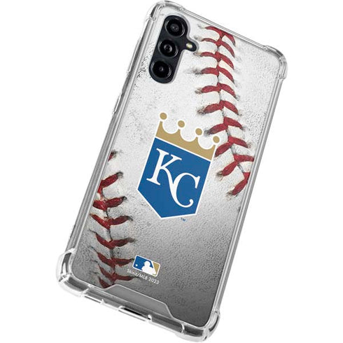 MLB Kansas City Royals Game Ball Galaxy A54 5G Clear Case