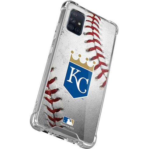 MLB Kansas City Royals Game Ball Galaxy A71 5G Clear Case