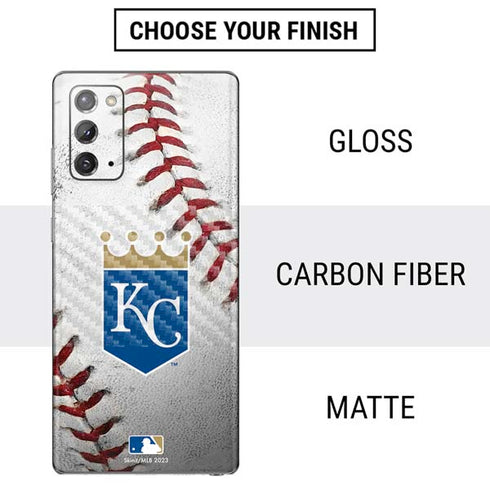 MLB Kansas City Royals Game Ball Galaxy Note20 5G Skin