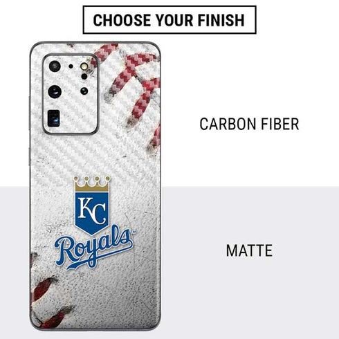 MLB Kansas City Royals Game Ball Galaxy S20 Ultra 5G Skin
