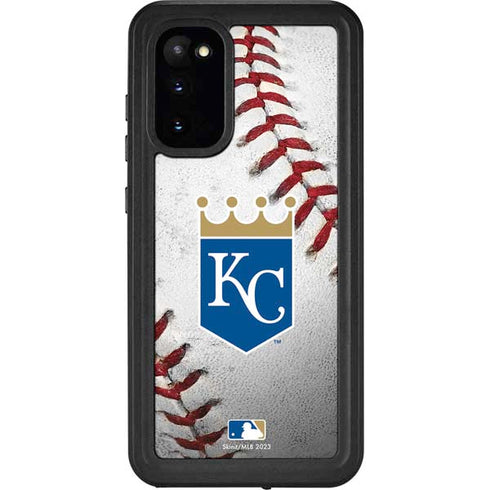 MLB Kansas City Royals Game Ball Galaxy S20 Waterproof Case