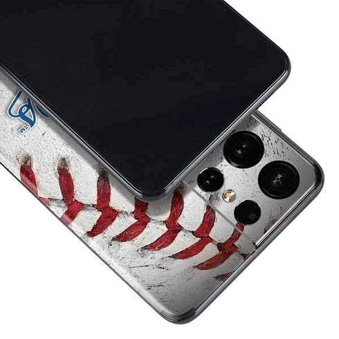 MLB Kansas City Royals Game Ball Galaxy S21 Ultra 5G Skin