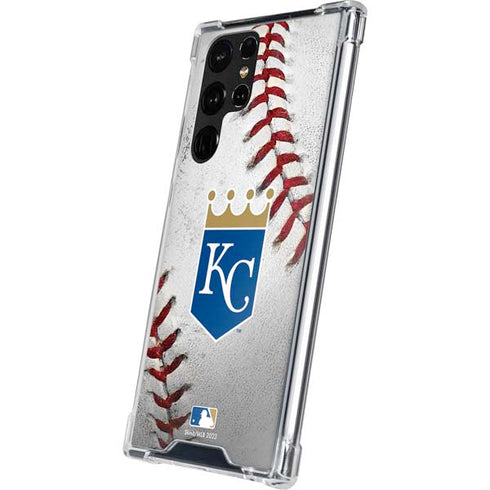MLB Kansas City Royals Game Ball Galaxy S22 Ultra Clear Case