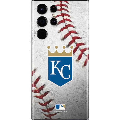 MLB Kansas City Royals Game Ball Galaxy S22 Ultra Skin