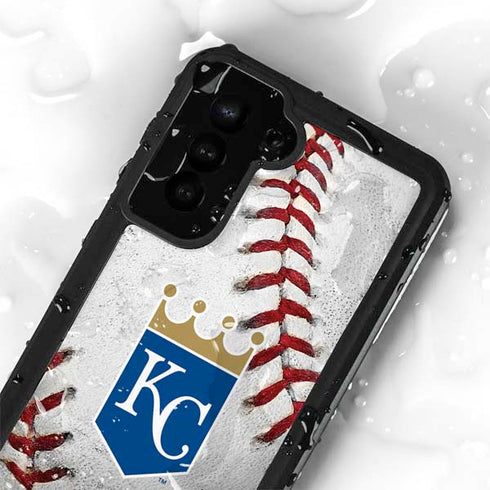 MLB Kansas City Royals Game Ball Galaxy S23 Plus Waterproof Case