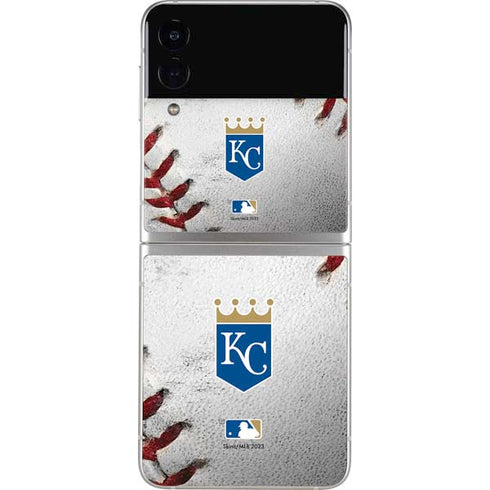MLB Kansas City Royals Game Ball Galaxy Z Flip3 5G Skin