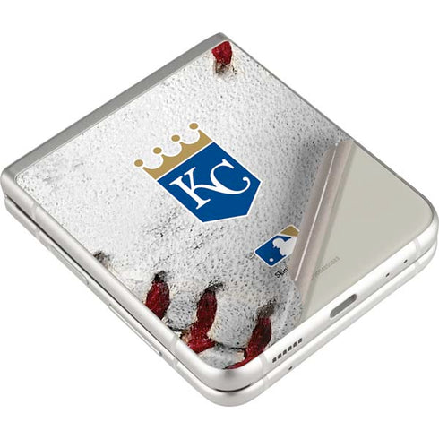 MLB Kansas City Royals Game Ball Galaxy Z Flip4 5G Skin