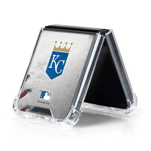 MLB Kansas City Royals Game Ball Galaxy Z Flip5 5G Clear Case