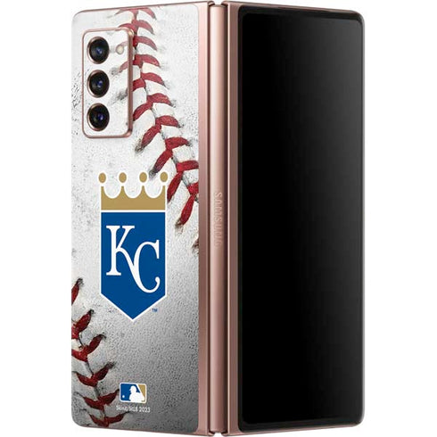 MLB Kansas City Royals Game Ball Galaxy Z Fold2 5G Skin