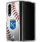 MLB Kansas City Royals Game Ball Galaxy Z Fold4 5G Clear Case