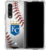 MLB Kansas City Royals Game Ball Galaxy Z Fold4 5G Clear Case