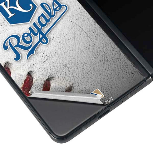 MLB Kansas City Royals Game Ball Galaxy Z Fold4 5G Skin