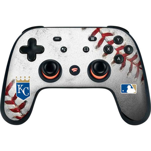MLB Kansas City Royals Game Ball Google Stadia Controller Skin