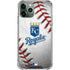 MLB Kansas City Royals Game Ball iPhone 11 Pro Max Clear Case