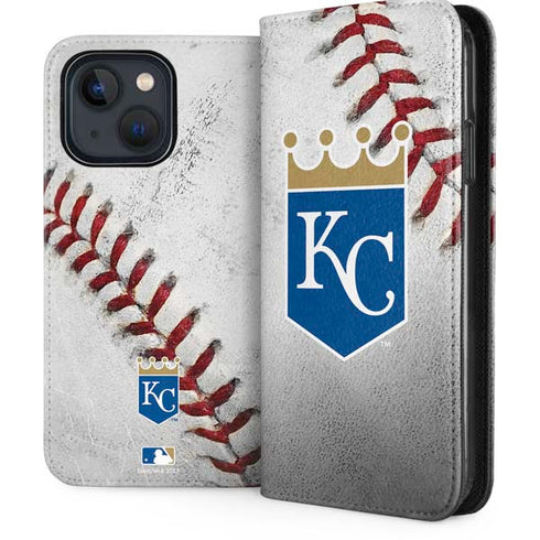 MLB Kansas City Royals Game Ball iPhone 14 Folio Case
